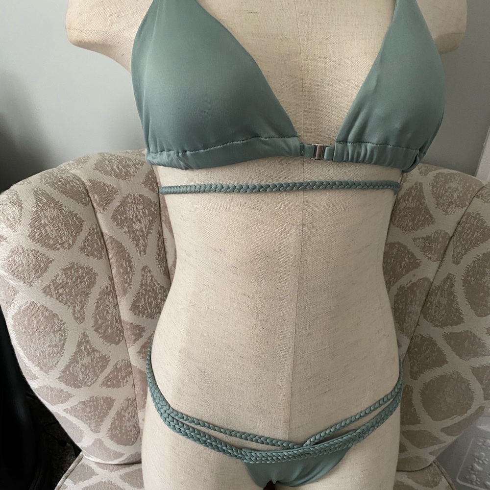 Boutique Seafoam Two Piece Swim Suit Size Small
